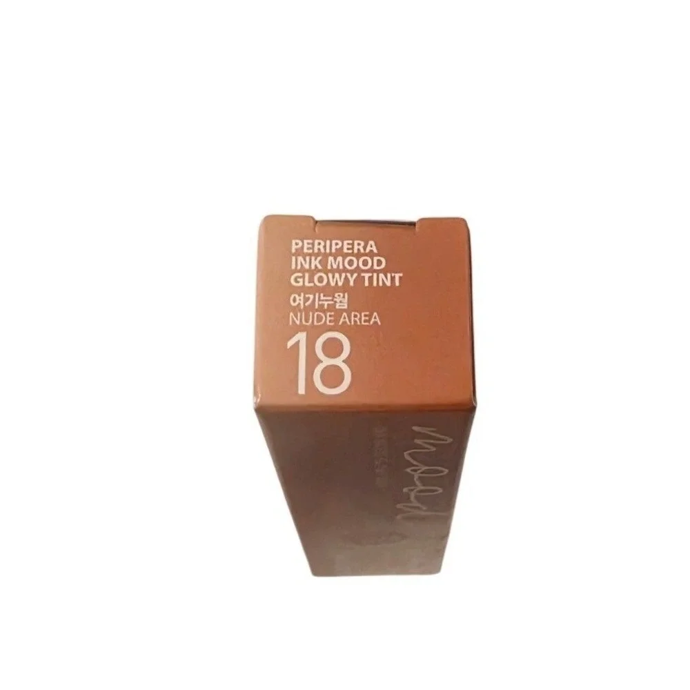 Peripera Ink Mood Glowy Tint 18‎ Nude Area Lip Gloss K-Beauty 4g New Boxed